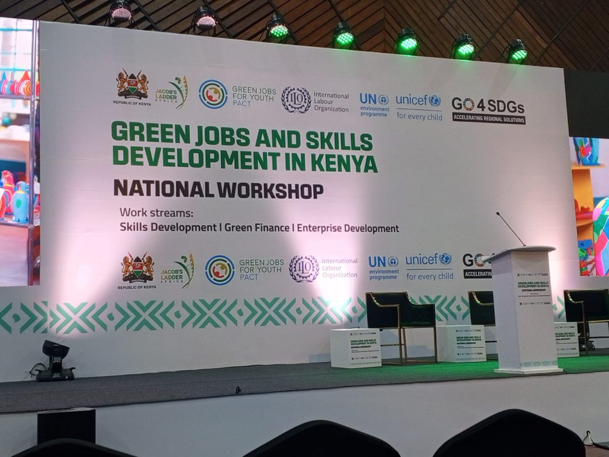We are delighted to be part of the Inaugural green jobs and skills development workshop happening at KICC. We partner in this through bamboo value addition and other Non timber forest products. @wambui_56 representating. @INBARofficial @TanuiDominic7 @KPCGNOREB @Nandi029