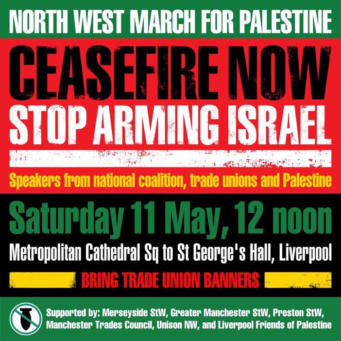 Bring your banners & your drums, your family & your friends and let us all, with one voice, cry out #CeasefireNow