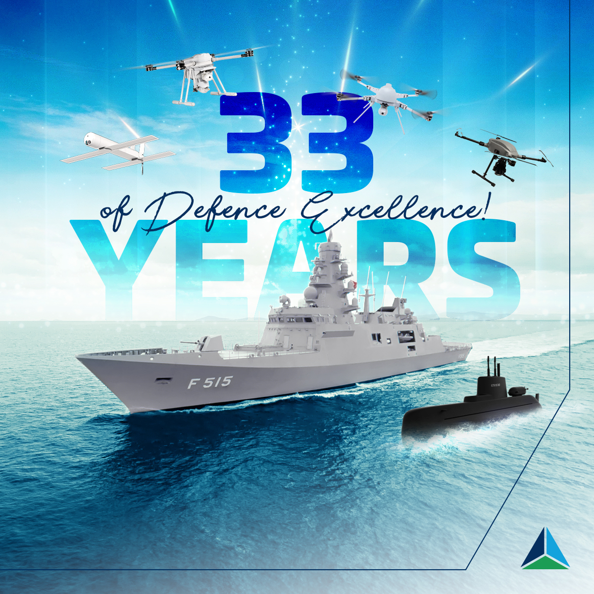 Today marks the 33rd anniversary of STM! 🎉 We're proud to celebrate our journey as a pioneer in Turkish Defence. 🇹🇷 #STMDefence #navalengineering #UAV #cybersecurity #software