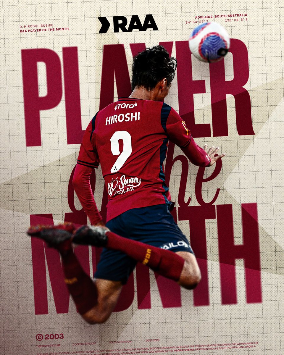 Hiroshi Ibusuki is your @RAAofSA Player of The Month for April 👏