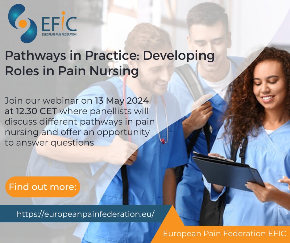 ⚕️For this year's #IND2024, we are excited to organise a webinar featuring @FeliciaJCox, @boywonder1989, and @NadjaNestler, on #painnursing on 13 May 2024. Find out more and register here: us06web.zoom.us/webinar/regist…
