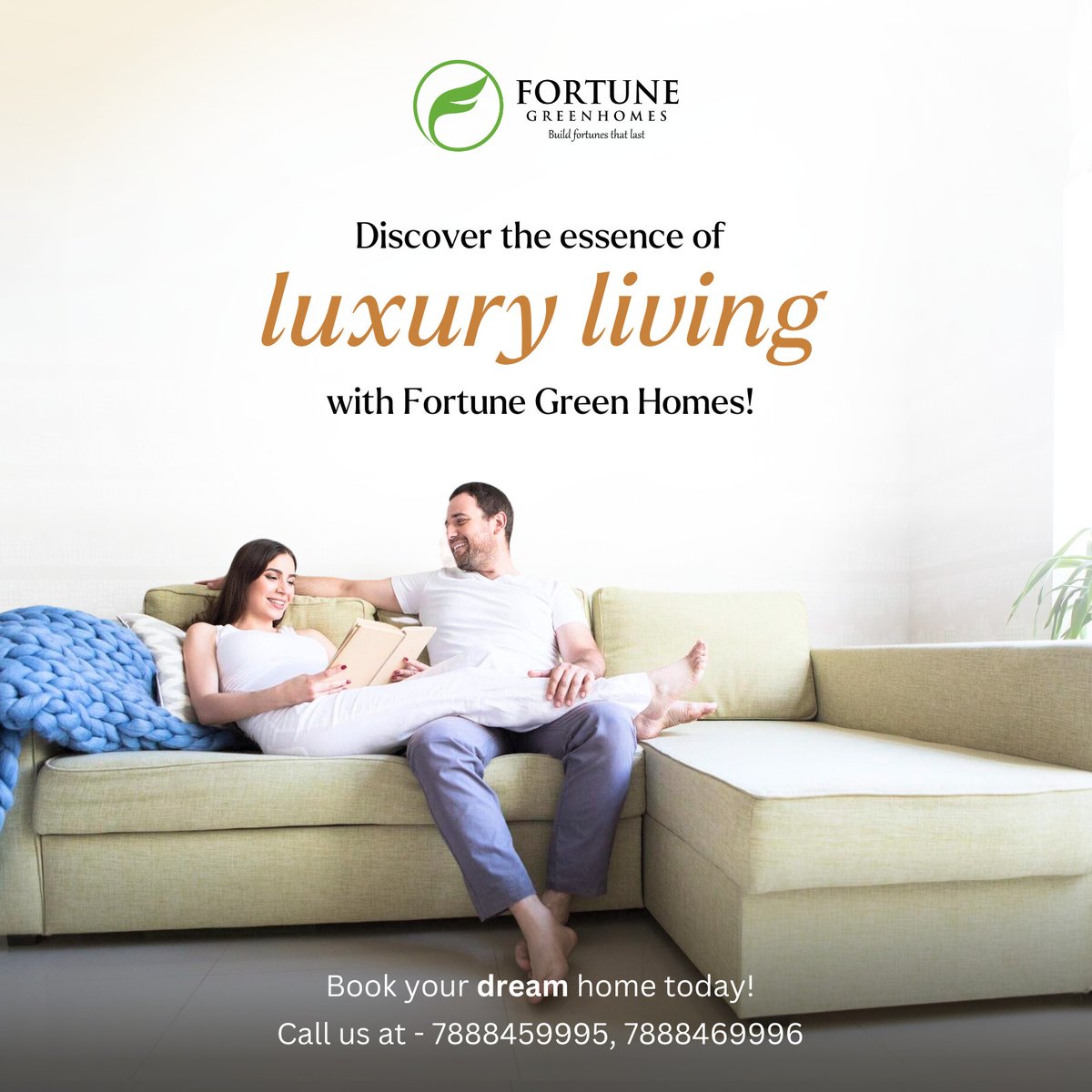 At Fortune Green Homes, your needs are our top priority! Hence we ensure that there is no compromise in luxury and comfort when it comes to purchasing your dream home.

Explore our projects & connect with us today!

#FortuneGreenHomes #Apartments #RealEstate #Hyderabad #Tellapur
