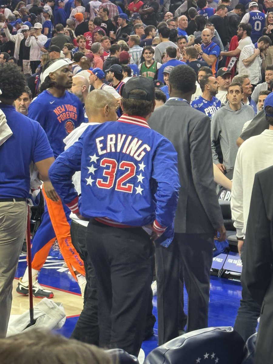 here’s bradley cooper watching the knicks leave the court