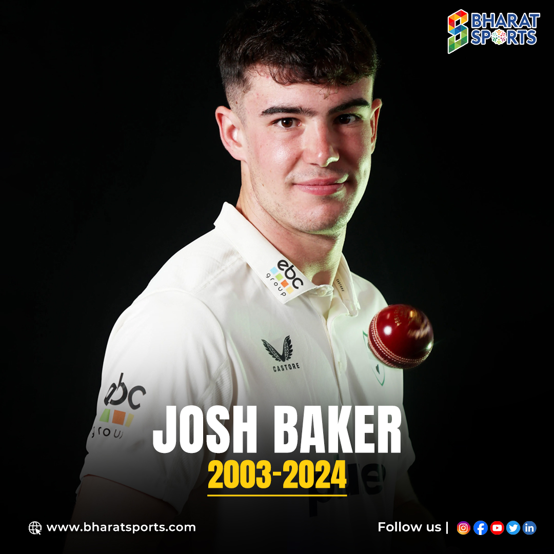 Our deepest condolences to the family and friends of Worcestershire's Josh Baker. The cricket world mourns the loss of a talented left-arm spinner at just 20 years old. 🕊️ #JoshBaker #Cricket #England Switching gears to the IPL, let's cheer on our teams today! 🏏