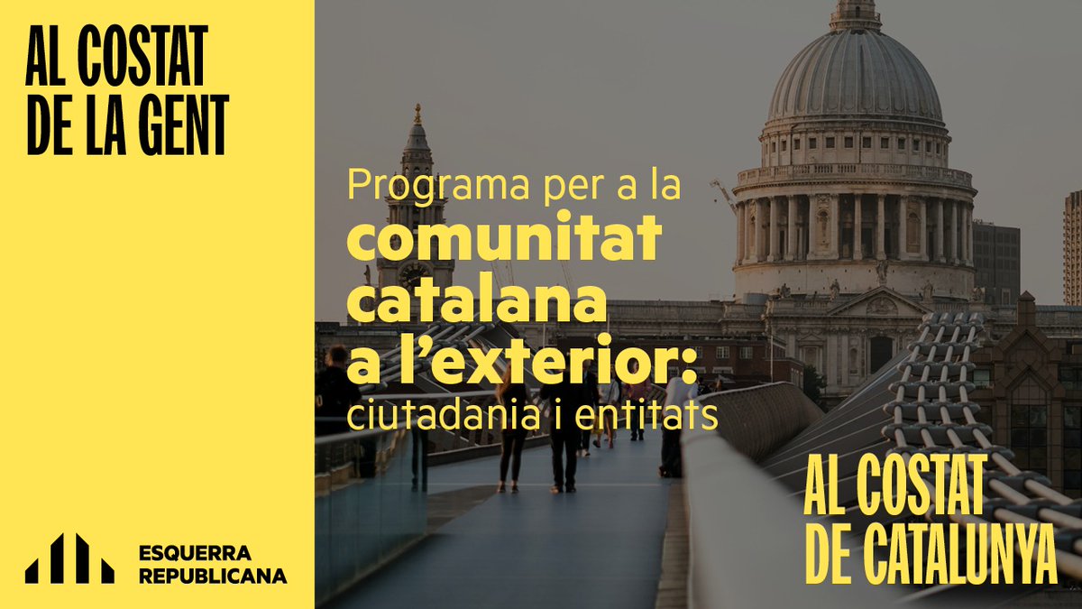 Demà i fins el 9 de maig, tots els catalans i catalanes a l'exterior poden votar per les eleccions del #12M 🤔 Però què proposa @Esquerra_ERC per les comunitats catalanes a l’exterior?