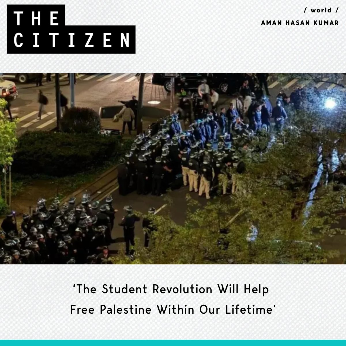 At the Sorbonne, protestors chanted, “The police are everywhere, justice is nowhere!” 

AMAN HASAN KUMAR writes:

Read the full report here: shorturl.at/fwBR0 

#IsraeliranWar #GazaUnderaAttack #PalestineGenocide