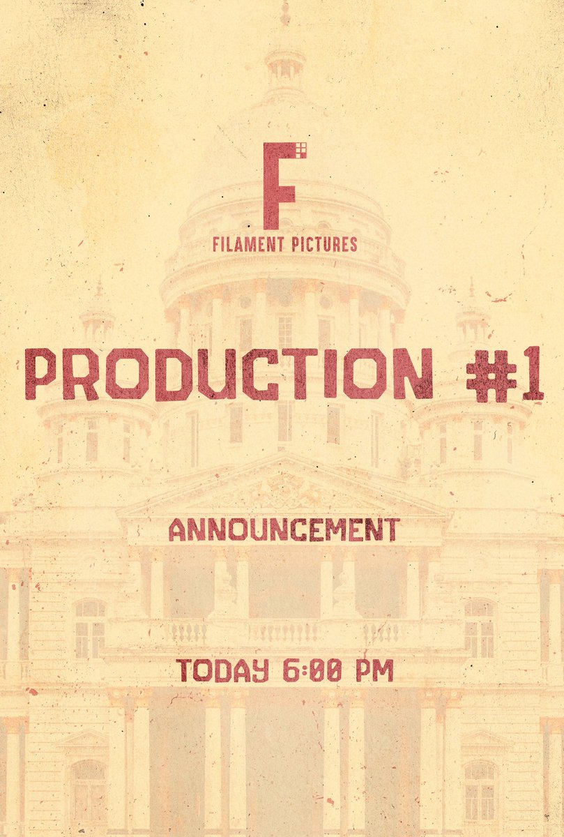 The Exciting Journey Begins!

Revealing #ProductionNo1 Announcement Today At 6PM!!!

#NelsonDilipkumar #FilamentPictures