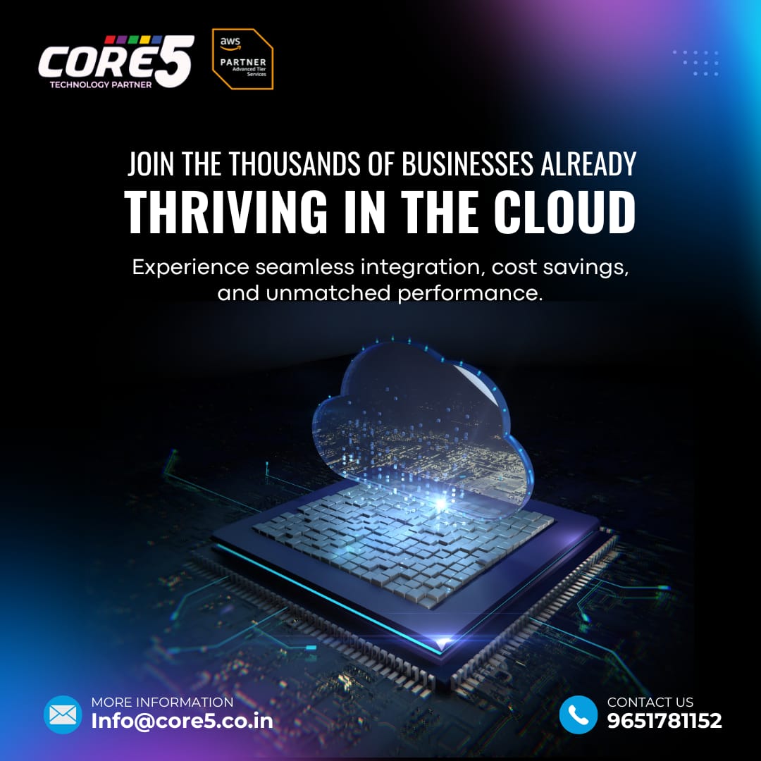 Core5systems's tweet image. Unlock unparalleled growth and efficiency with our cloud solutions. 

Join the ranks of thriving businesses experiencing seamless integration, cost savings, and unmatched performance.

#cloudsuccess #businessgrowth #cloud #cloudsolutions #aws  #data #bigdata #core5 #teamcore5