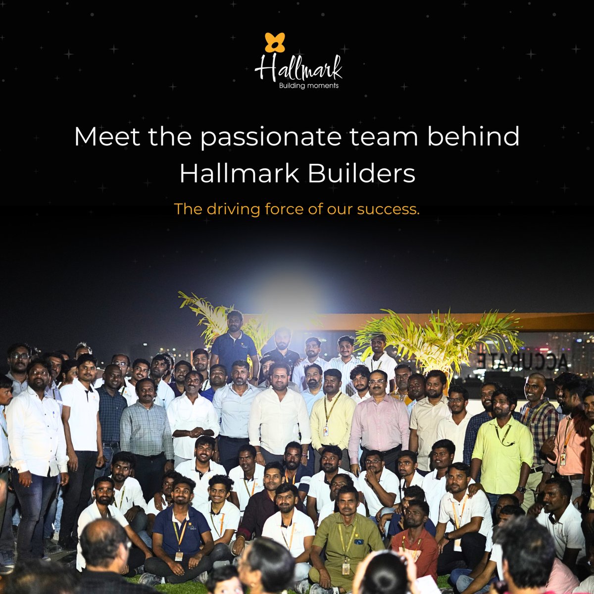 Introducing the Dynamic Team of Hallmark Builders!

#HallmarkBuilders #HallmarkFamily #Team #RealEstate #Hyderabad