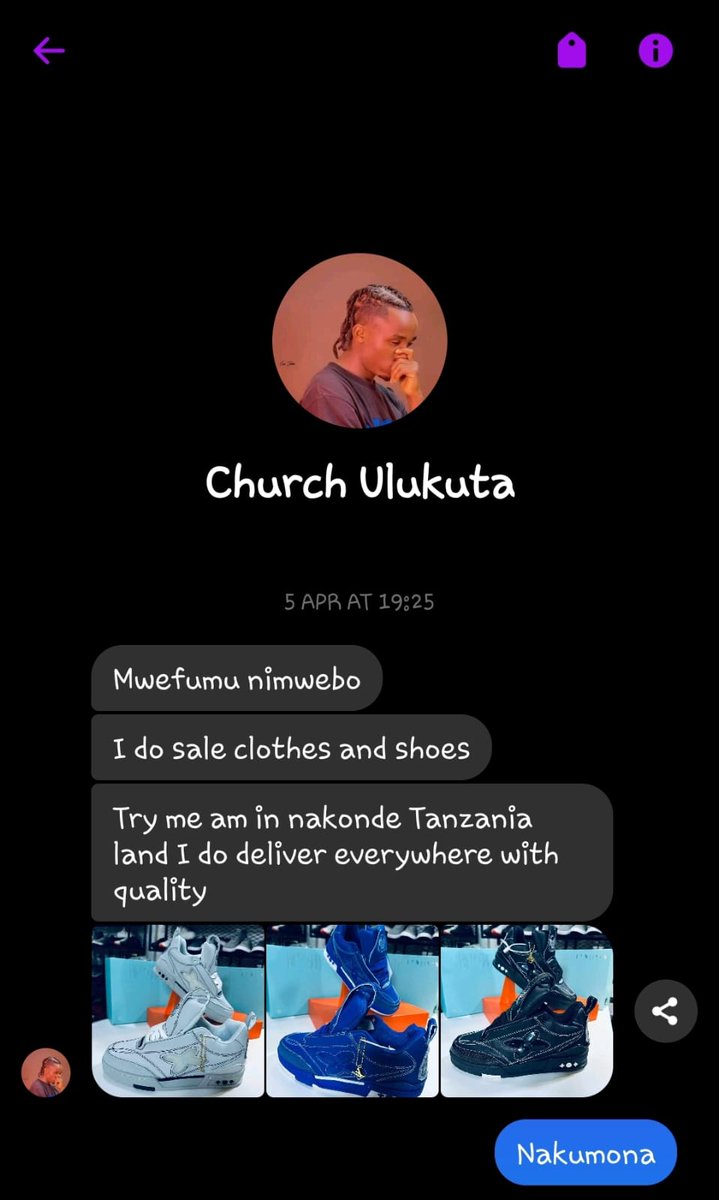 If you have received any inbox from this guy, please be informed it's NOT ME. He is getting into other artists' inboxes pretending to be me selling shoes. The man is just tryna sell some shoes. But it's NOT me.