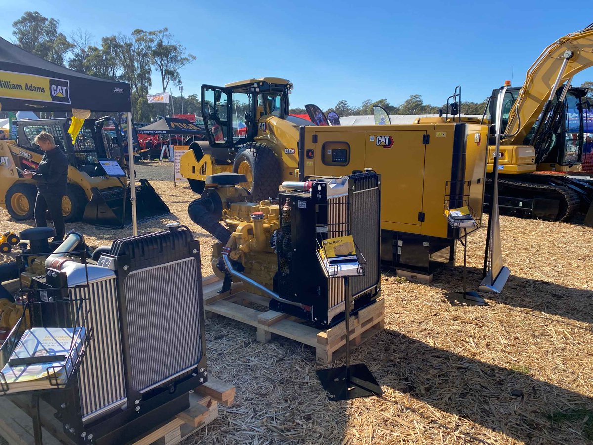 Live from AgFest 2024, Tasmania! Great to be on display alongside William Adams where we are showcasing the C7.1 and 3054C CAT® Engines, as well as a 33kVA Genset. Come and say hello! 

#AgFest #Agriculture #CATPower #ThePowerYouNeed #Collaboration