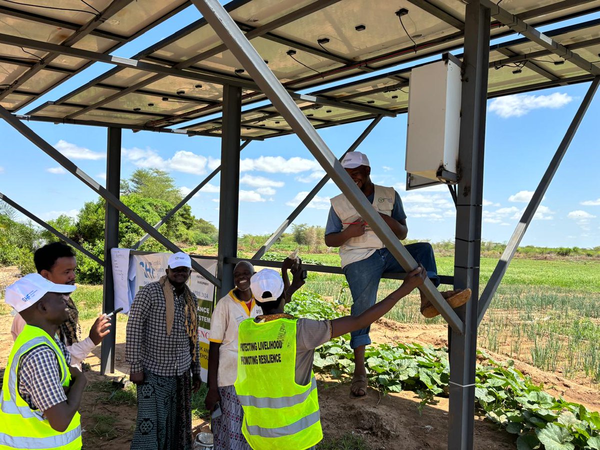To ensure the effective management and long-term sustainability of the solar-powered water pumping system in Qurdubey village, NAPAD with funding from @shf_somalia, conducted training sessions for local solar technicians. This initiative is part of SHF's broader support to NAPAD…