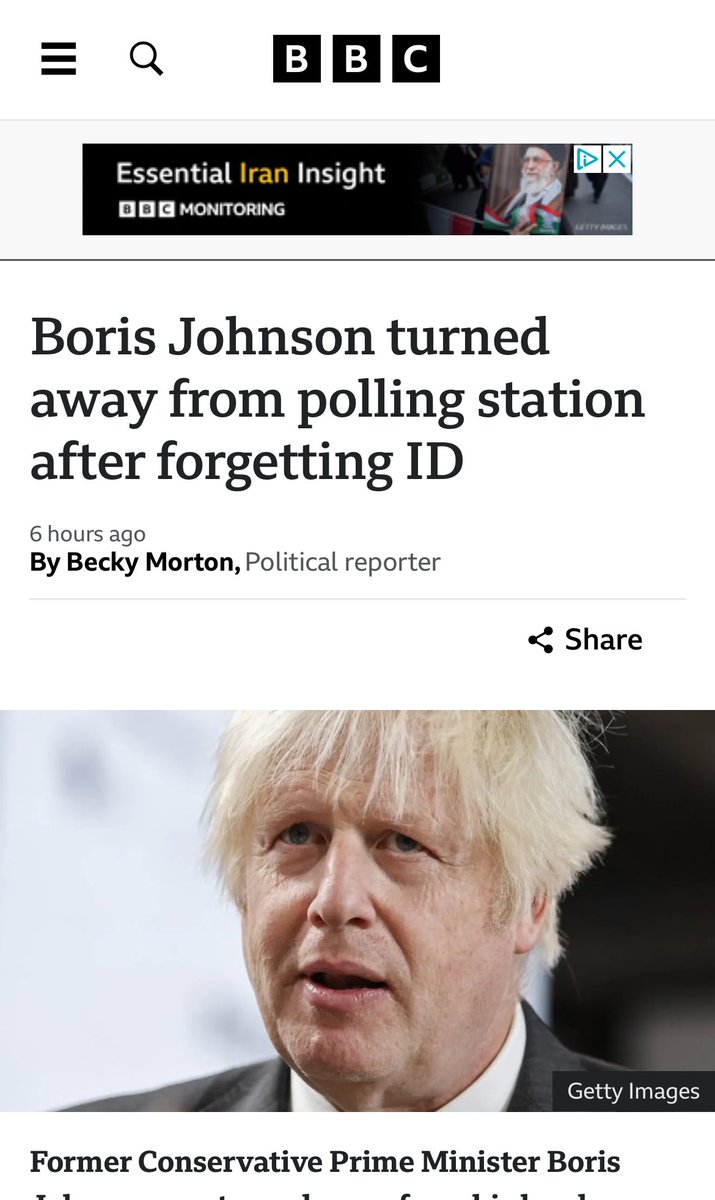 Who’d have ever thought that Boris Johnson would believe that his own rules don’t apply to him? Err, pretty much all of us.