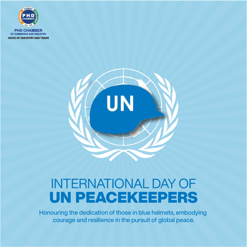 Honouring the courage and dedication of UN Peacekeepers on International Day of UN Peacekeepers. Their service in conflict zones fosters global peace and security. Let's recognise their invaluable contributions. #phdcci #PeacekeepersDay #UNPeacekeepers #GlobalPeace