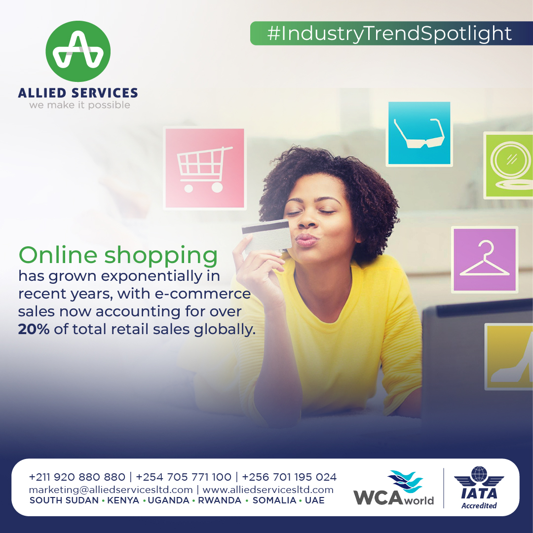 Businesses have to adapt to this new era of consumerism or risk falling way behind the curve. 

Luckily, Allied Services is here to ship you into the scene 

#AlliedServices #WeMakeItPossible #Shipping #Transport #Logistics #ecommerce #OnlineShopping #FreightForwarding #Cargo
