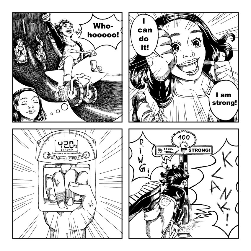 Hypnosis makes you strong! This is our newest study in preprint researchsquare.com/article/rs-428… with a beautiful illustration by <a href="/SophieElschner/">Dr. Sophie G. Elschner (@sophieelschner.bsky.soci)</a>