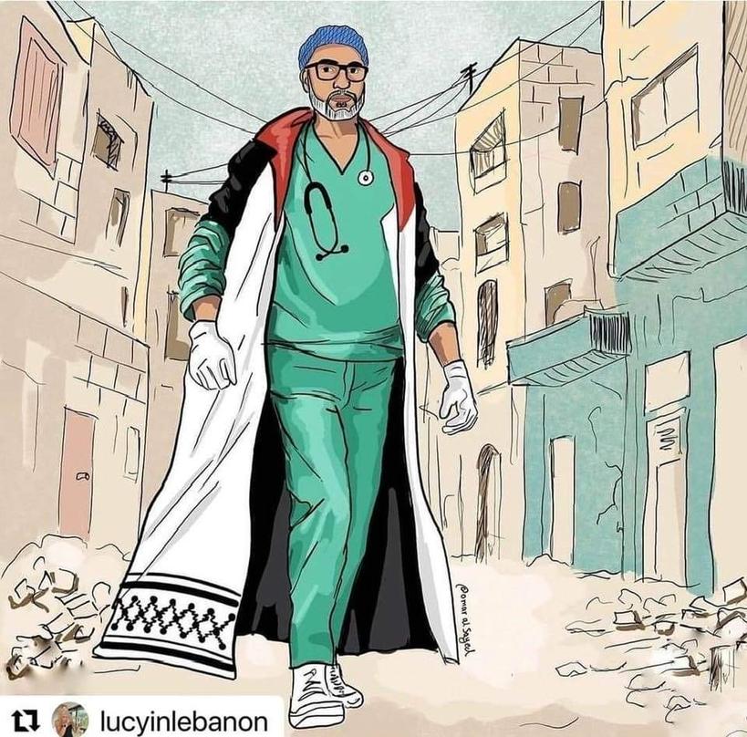 İsrail'in zindanda işkencelerle şehid ettiği Şifa Hastanesi Ortopedi Bölümü Başkanı Dr. Adnan el-Burş'un 21 Kasım 2023'te yaptığı son paylaşım: 'Ayakta öleceğiz, diz çökmeyeceğiz...' #FreePalestine #hayirlicumalar