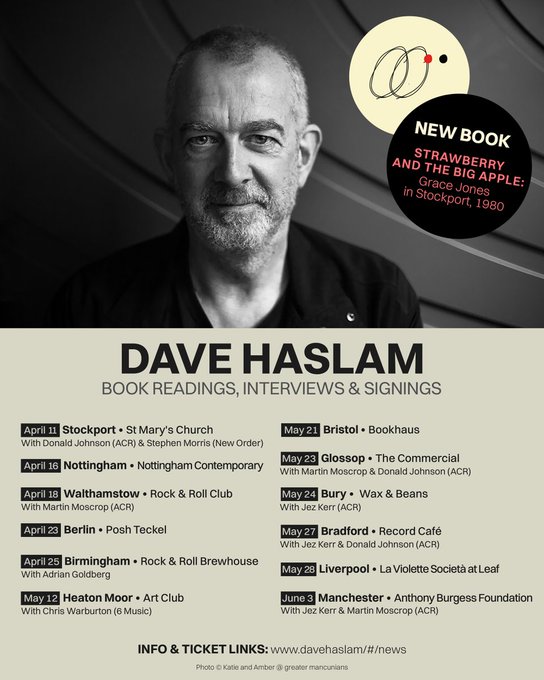 Book tour continues! Bring your friends, buy a book... 12/5 Heaton Moor SOLDOUT 21/5 Bristol rb.gy/js7stw 23/5 Glossop rb.gy/5484hn 24/5 Bury SOLDOUT 27/5 Bradford rb.gy/vnzq3h 28/5 Liverpool rb.gy/j7vv4f 3/6 Mcr SOLDOUT