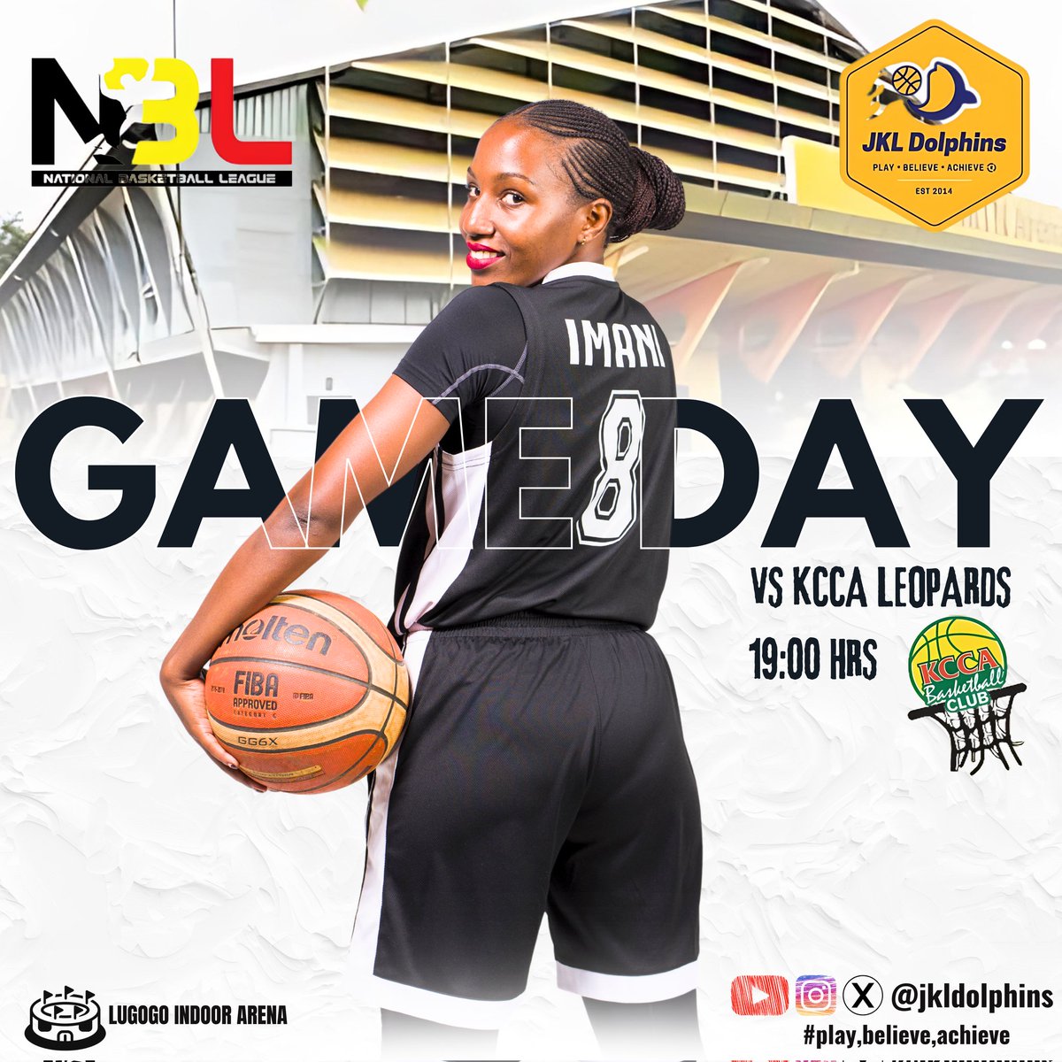 Game 3 of 10 🆚 KCCA Leopards ⌚ 7pm 🏟 Indoor Arena Lugogo LESSSGOOOO Dolphinssss! #ThisIsTheWay🐬