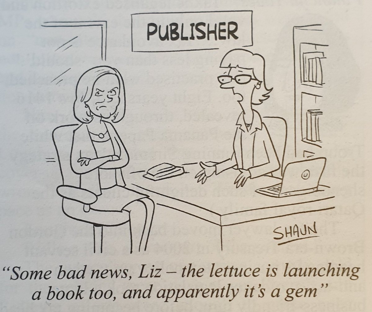 Private Eye arrives a week late here in Sweden, but this made me LOL.