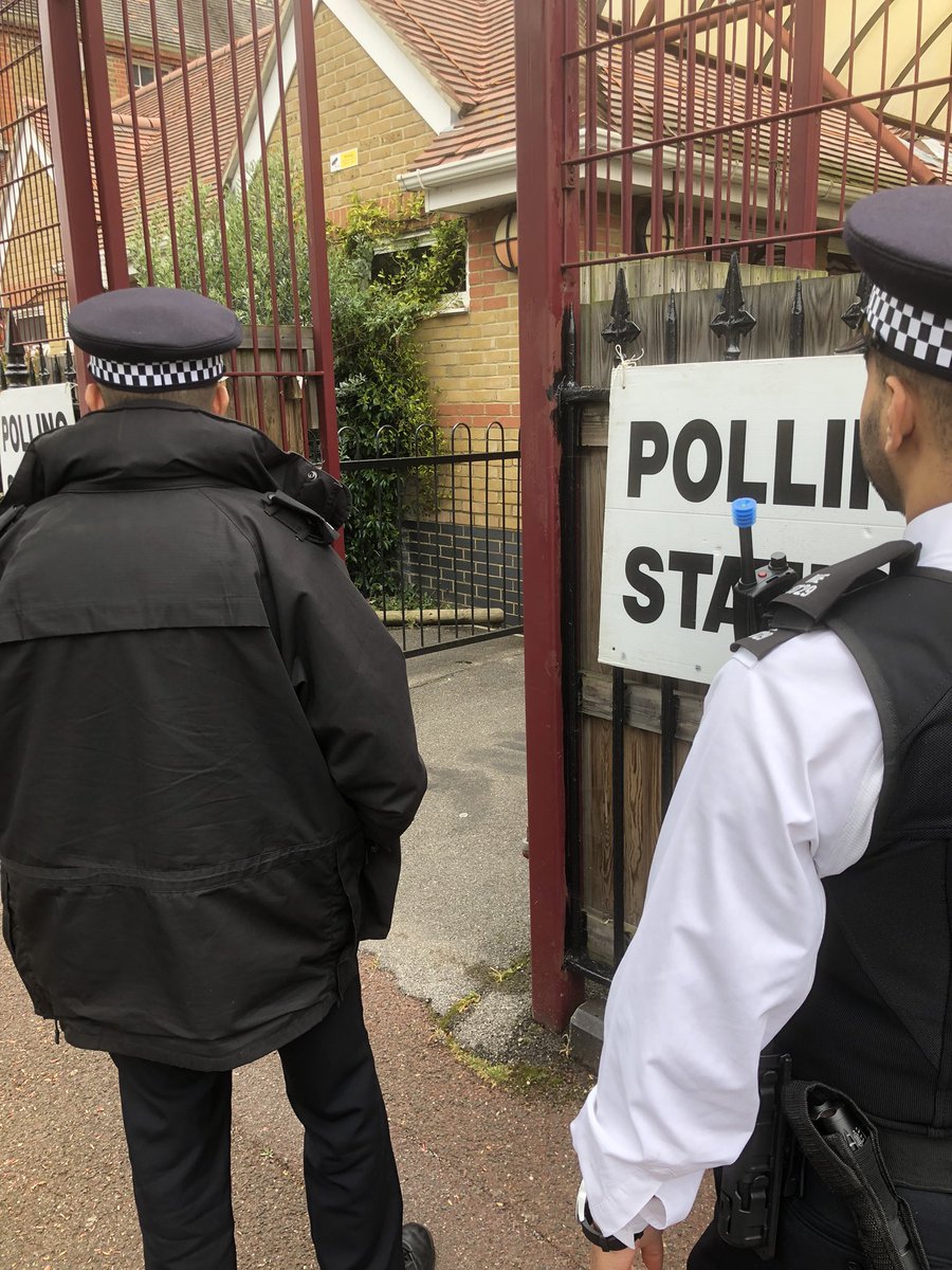 Voting matters and democracy matters.

That's why officers across Newham conducted proactive patrols in areas that polling stations are based to provide reassurance. #MyLocalMet