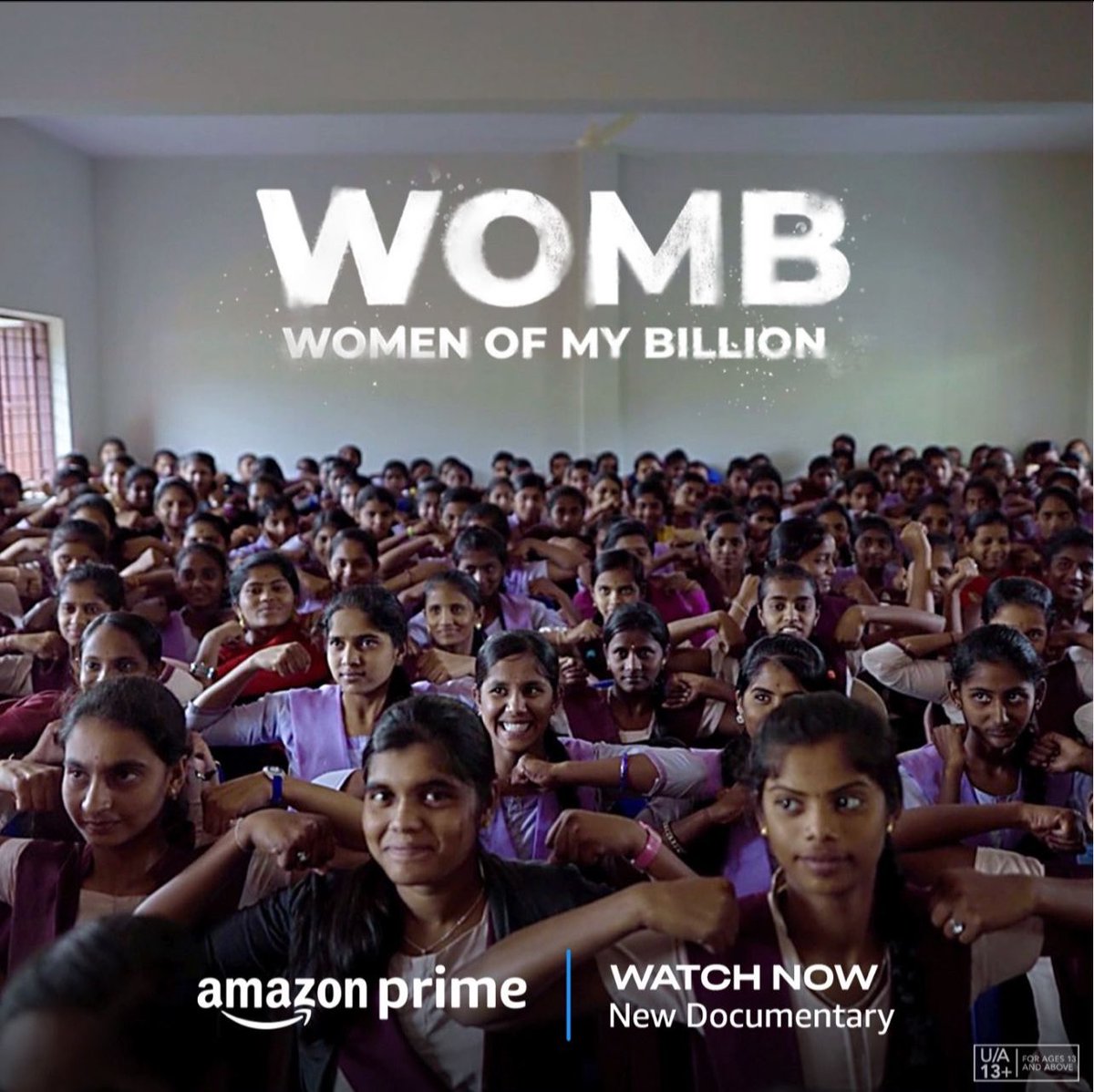 If you have a spare 90 minutes and want to watch something utterly marvellous with impact, this is it. Our Exec Director, @BakshiSrishti’s documentary film #womenofmybillion WOMB is now available and tells the story of her 3800km walk across India. 🎥 🇮🇳primevideo.com/detail/WOMB-Wo…