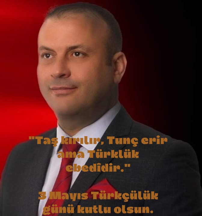 "Taş kırılır, Tunç erir ama Türklük ebedîdir." 

Ne mutlu Türk'üm diyene!!!

3 Mayıs Türkçülük günü kutlu olsun.”

#3MayısTürkçülükGünü