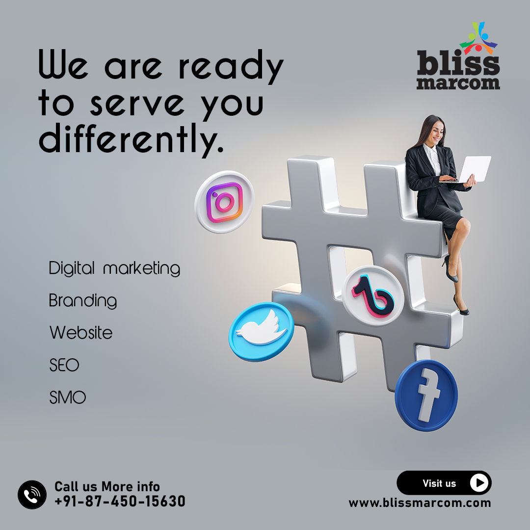 Bliss Marcom is the best digital marketing agency in Noida (Delhi NCR). We offer Best Digital marketing services Like #WebDesign & Development, #ContentMarketing, and #SocialMediaMarketing, etc. Visit bit.ly/48w9Ek1 Call 8745015630 #BlissMarcom #MarketingAgencyInNoida