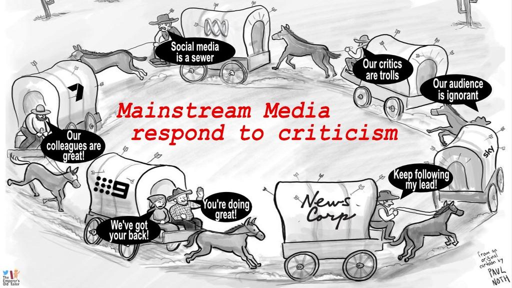 @BlaktruthBeck Media won't call him out. They'll declare social media 'a leftist sewer' and circle the wagons. Media protect media #mediagrubs #mediabias #ThisIsNotJournalism