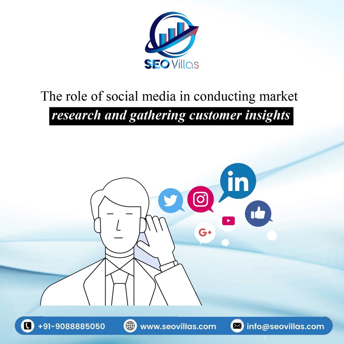 Social media for market research? Listen in to real conversations & discover what makes your customers tick. seovillas.com/services/socia… #socialmediamarketing #marketresearch #sociallistening #growyourbusiness #customerinsights
