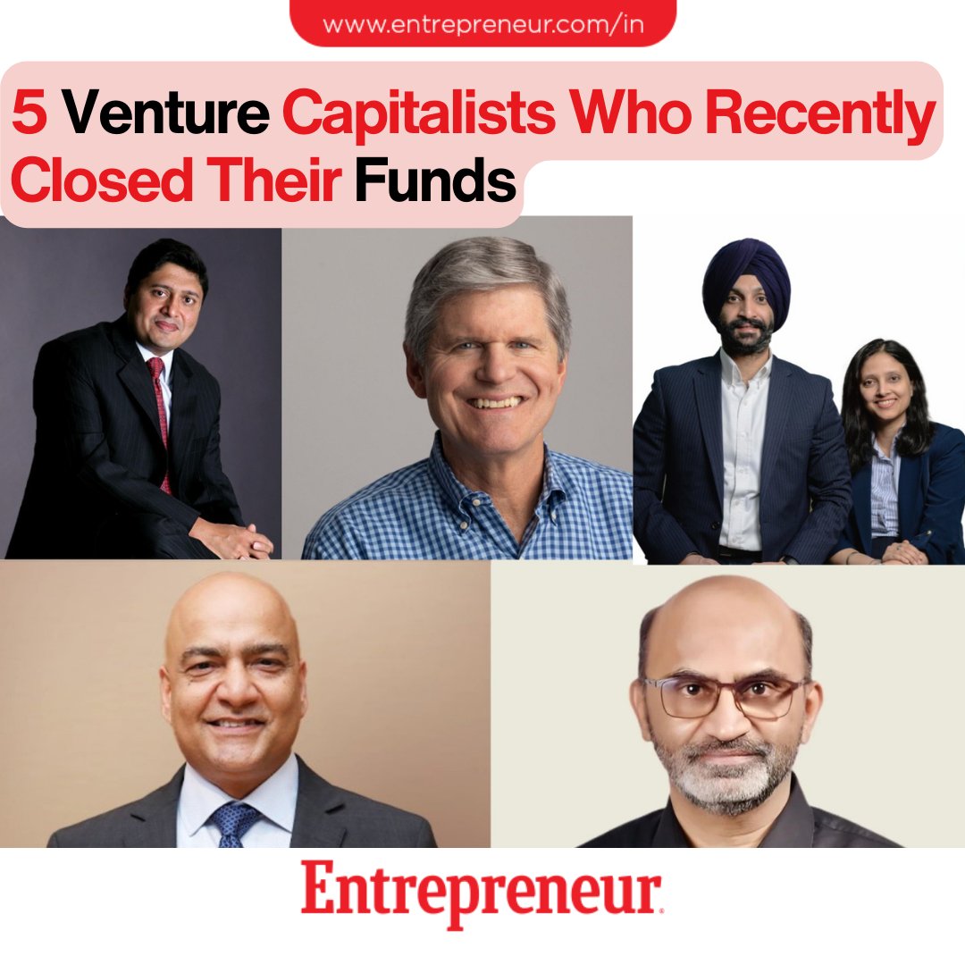 5 Venture Capitalists Who Recently Closed Their Funds

Here are the India-focused VCs that announced the closing of their funds.

Read: ow.ly/r3wb50RvmGf 

#VentureCapital #InnovationEcosystem #StartupIndia #InnovationFunding #StartupEcosystem #BusinessDevelopment