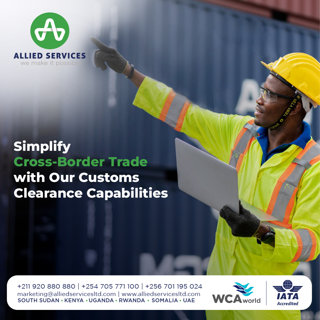 Importing, exporting, or just passing through? 

We handle all the bureaucratic hurdles so you don't have to.

Now that's TRADE SIMPLIFIED!

Contact us👉 alliedservicesltd.com/contacts/

#AlliedServices #WeMakeItPossible #Shipping #Logistics #Transport #CustomsClearance #Freight #Cargo
