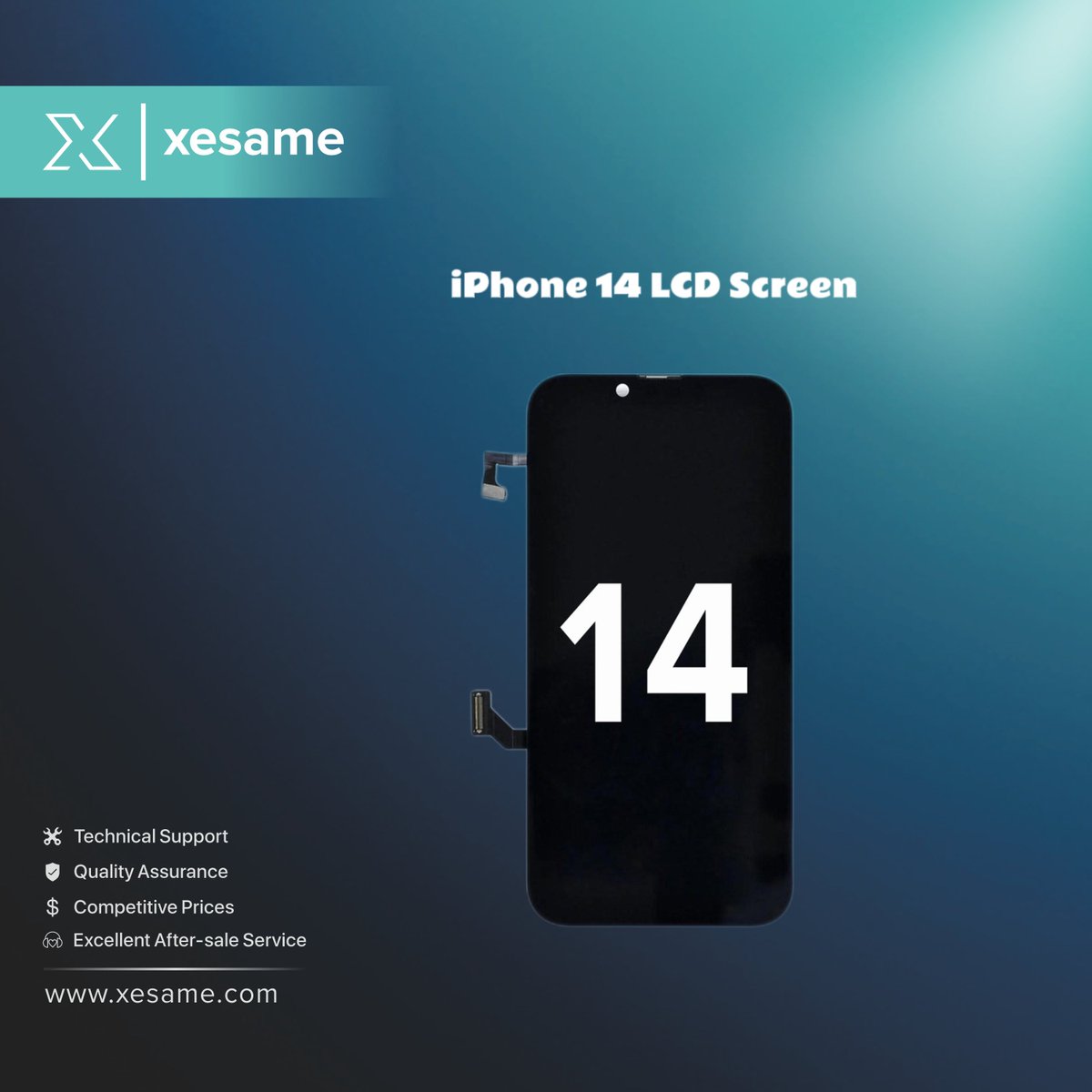 xesame_official's tweet image. Hot Selling iPhone 14 LCD Screen for Replacements 📱

Original New price: $110.28
Original with Replaced Glass Panel price: $93.24
FOG price: $60.70

Email: info@xesame.com

#Apple #iPhoneLCD  #iPhoneScreen #iPhoneRepair #iPhoneParts #iPhoneReplacement #iPhoneRefurbishing