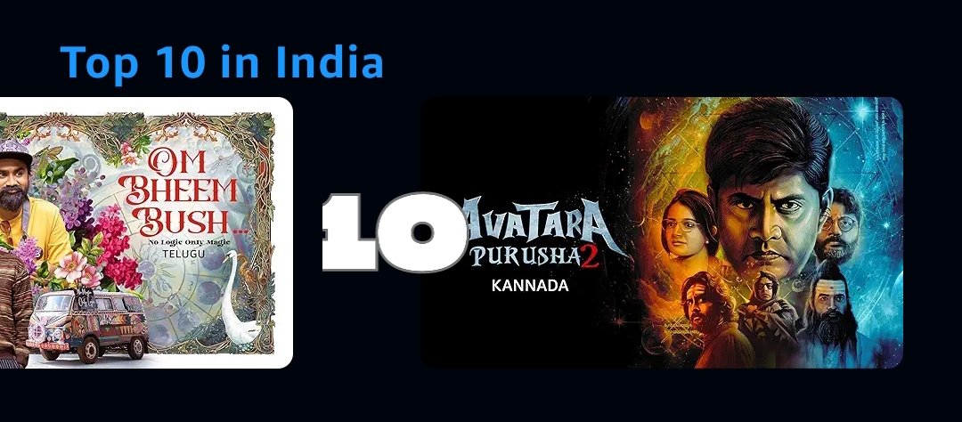 #AvataraPurusha2 trending in top 10 on #PrimeVideo 
@SimpleSuni #KFI