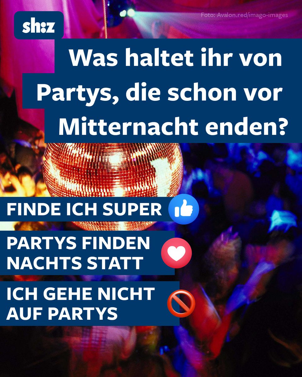 Es gibt immer häufiger Partys, die schon gegen 19 Uhr starten und dann schon vor Mitternacht wieder zu Ende sind. 🎉 🥂 Wäre das auch etwas für euch? 🤔 Stimmt gern mit ab! 👇