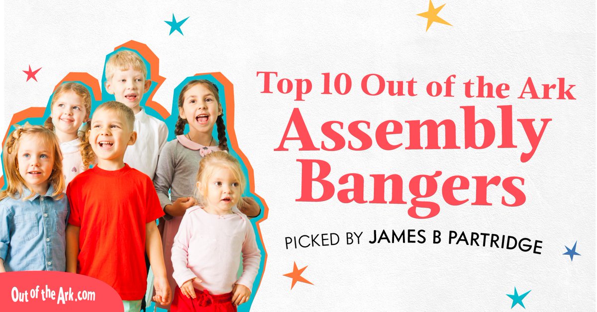 The wonderful @jbpartridge picked his Top 10 Assembly Bangers from Out of the Ark. Without heading to our blog to see what he chose, how many do you think you can guess? And can you get more than your best singing assembly buddies? 👇 #Teachers