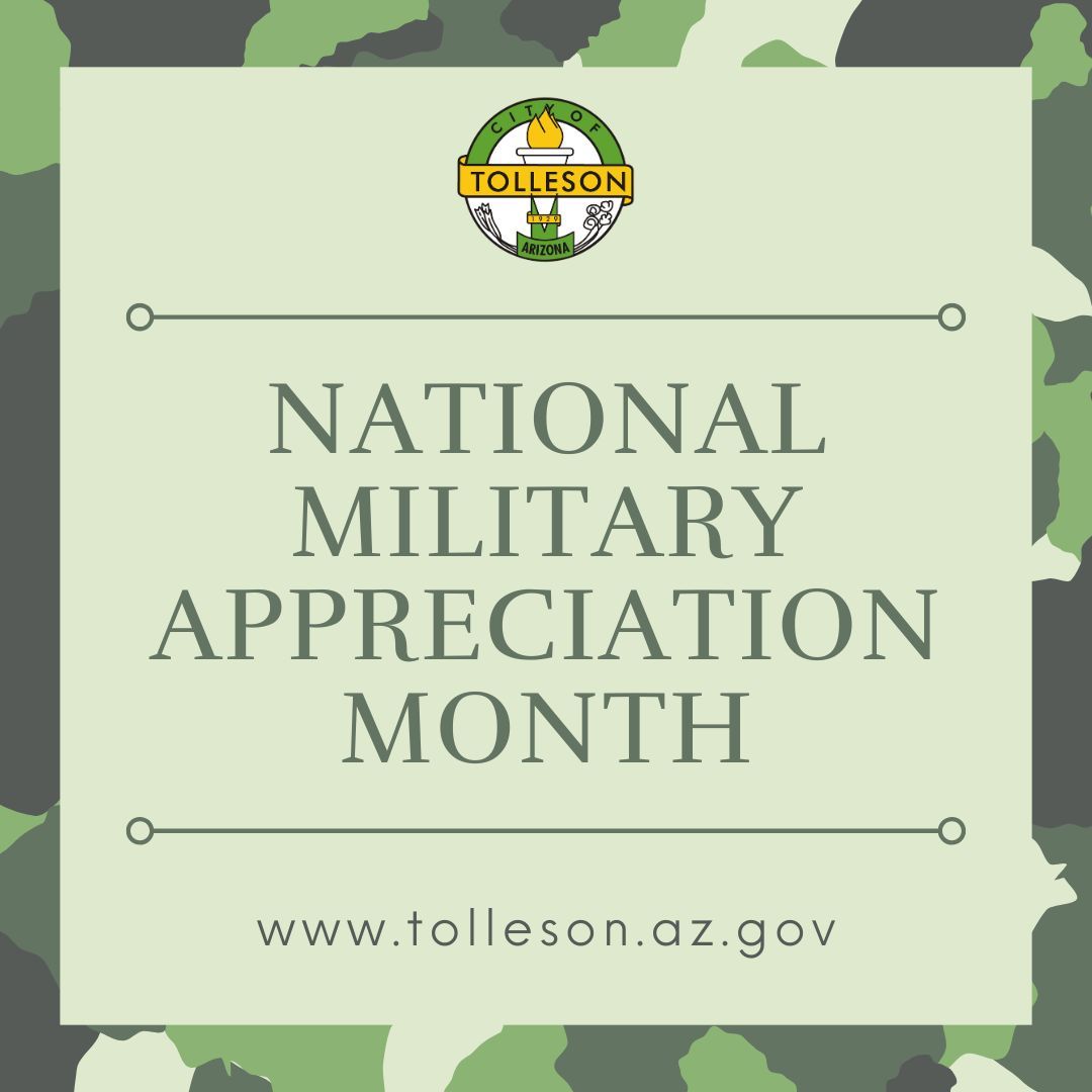 May is #MilitaryAppreciationMonth! Honor those who’ve served by donating to organizations supporting military families, attending memorials, and sharing stories of service using #HonorOurMilitary. Let's recognize their sacrifice and celebrate their courage! #ThankYouVeterans