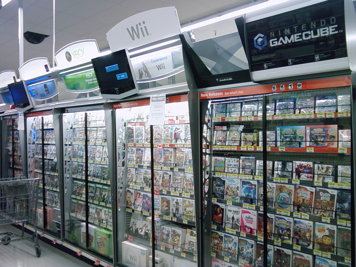 shopping at Walmart in the 2000s