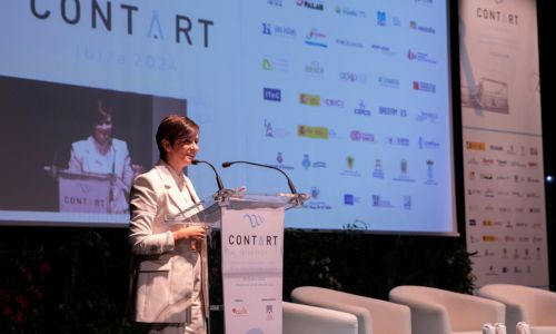 AlejandPayan's tweet photo. El pasado 25 de abril, tuvimos el honor de recibir a la Ministra, Dª. Isabel Rodríguez, en #CONTART. Nos trasladó que "España debe ser ambiciosa en la transposición de la Directiva Europea de Eficiencia Energética de Edificios". Los arquitectos técnicos estamos preparados ¿tú? https://t.co/dxc1caKnlV