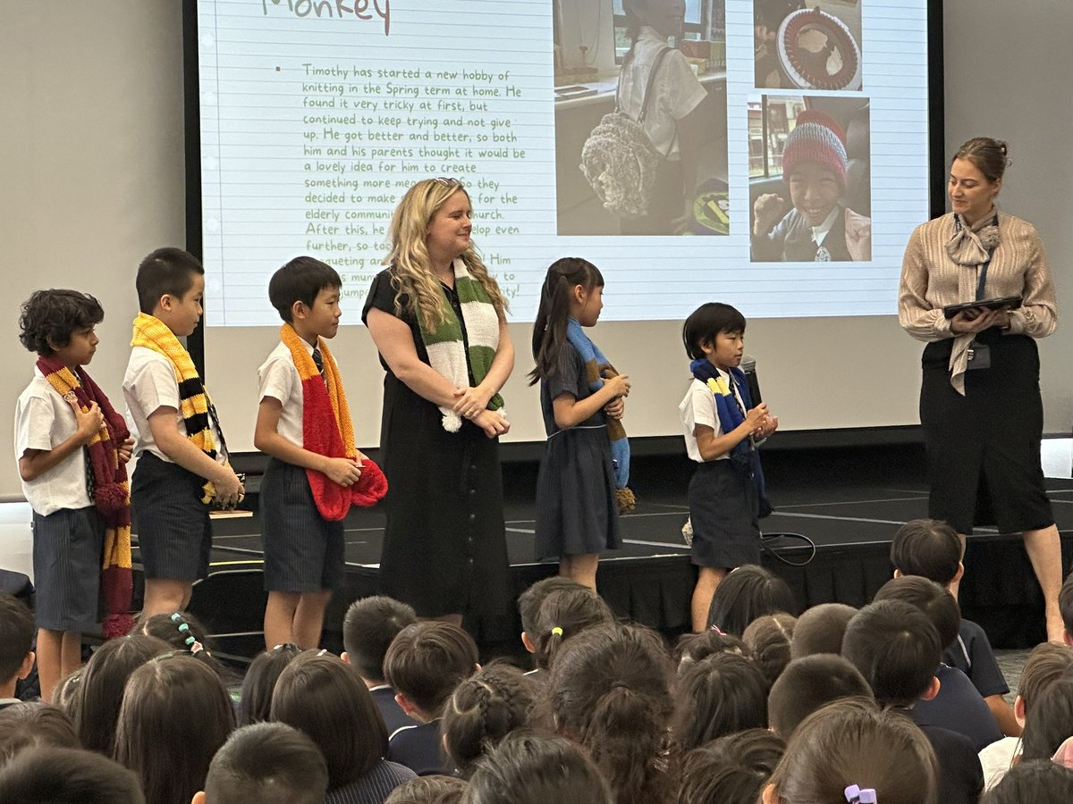 HarrowHKLS's tweet photo. Congratulations to Timothy in 3W for his incredible knitting and crocheting skills, all in the name of charity!#makinghismark #makeadifference #fellowship @LSHeadHarrowHK @HeadHarrowHK https://t.co/GGXrrDE3R8