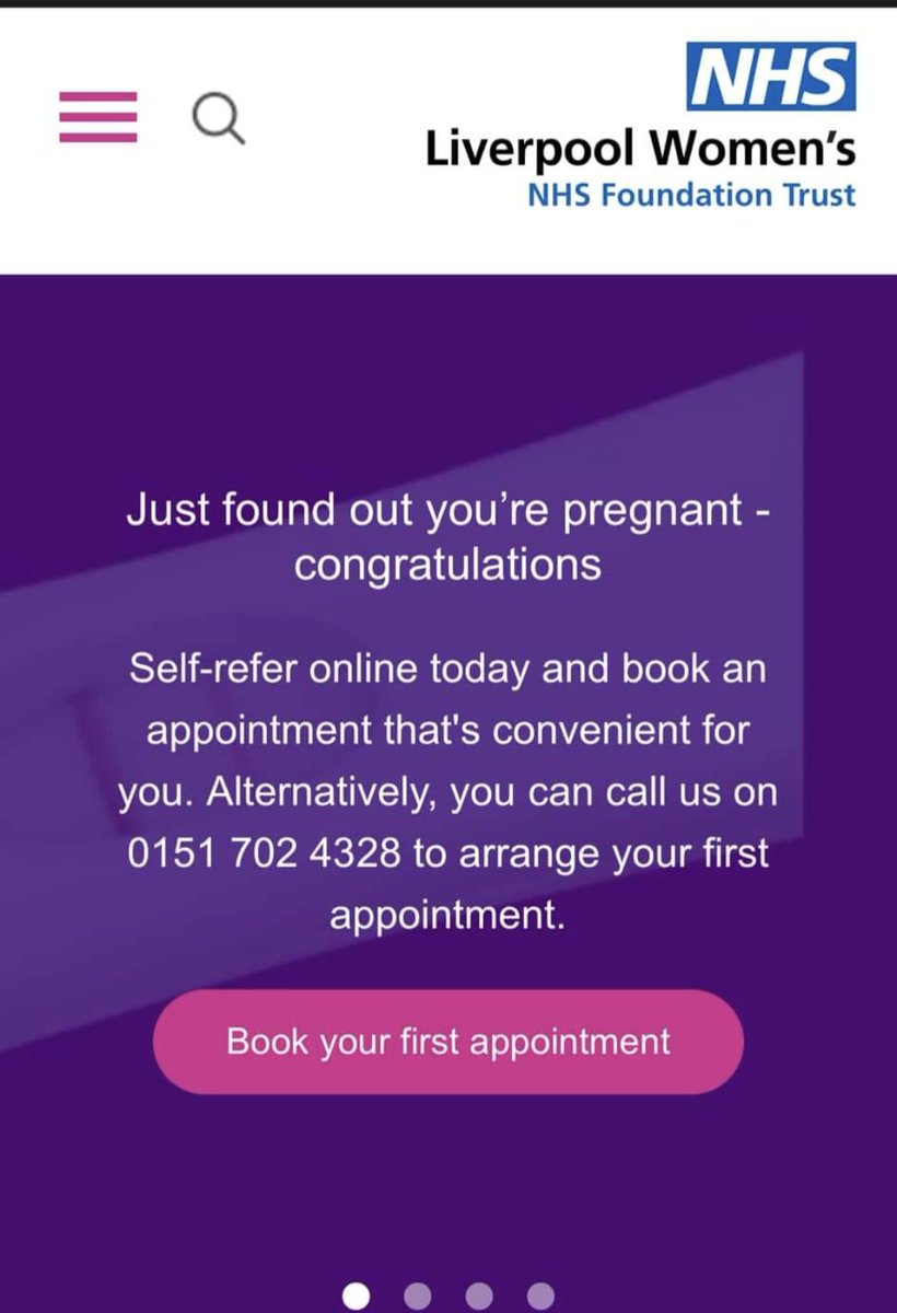 @LiverpoolWomens How on earth do you think this is acceptable to have for the homepage for WiFi log in? 
This is so upsetting if you are unable to have children, just had a pregnancy loss or  perhaps being admitted for a hysterectomy that will take this possibility away from you.