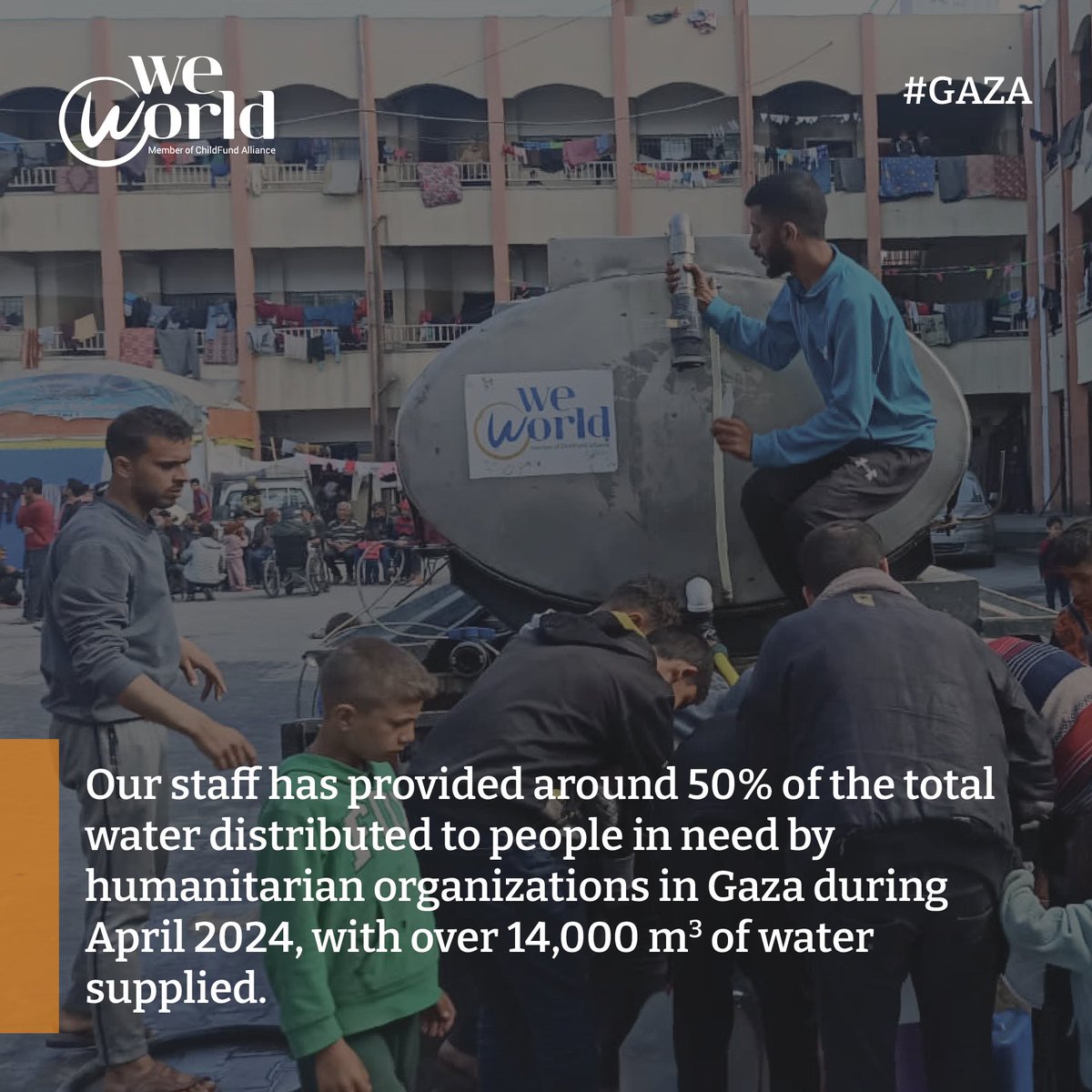 Over the past 6 months in #Gaza, we have assisted more than 400,000 people, including children, with prompt relief efforts. We have delivered life-saving help, prioritizing displaced communities, ensuring access to safe water and sanitation, and upholding their dignity.