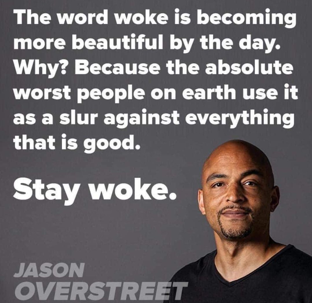 #Woke #StayWoke
I find it funny that the right uses the word 'woke' and 'do-gooders' like they are bad things. 'Oh, you good person you. Caring about others!'