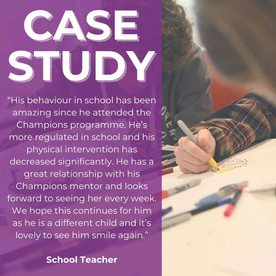 The Champions programme offers tailored mentorship to young people across Lancashire. Here's a glimpse of a teacher's heartfelt comments on the remarkable journey of one of our Champions participants. From challenges to triumphs, we're rewriting futures together. 💪