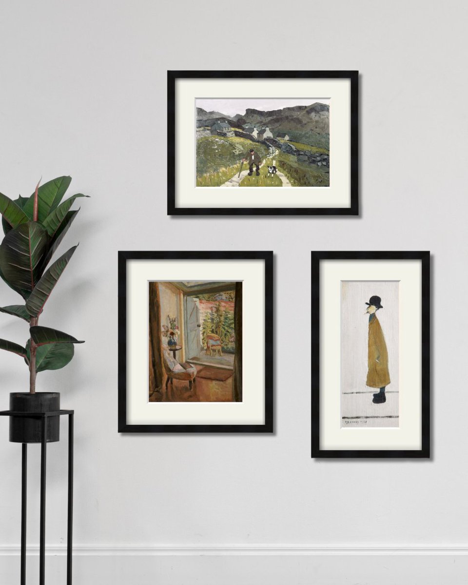 Competition time ✨ Spring to it! Win a framed print of your choice from the Art UK shop – like and repost to enter. Closes 6pm 7th May, open to UK residents. T&Cs 👉 ow.ly/c7m250RsAue Kyffin Williams 📷 @NLWales, Vanessa Bell 📷 @boltoncouncil, LS Lowry 📷 @The_Lowry