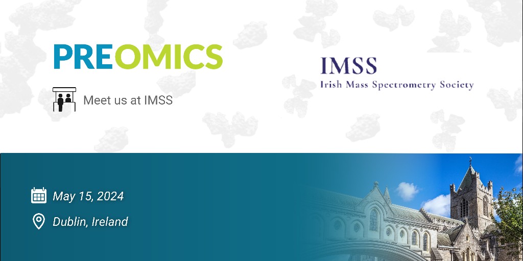 We couldn't miss #IMSS! Our resident Yorkshire lad, Russell, will be representing #TeamPreomics in Dublin on May 15, and he's eager to chat to the Irish contingent of #TeamMassSpec about #BeatBox homogenization & making the most of your FFPE tissue samples ow.ly/mqwv50Rut0e