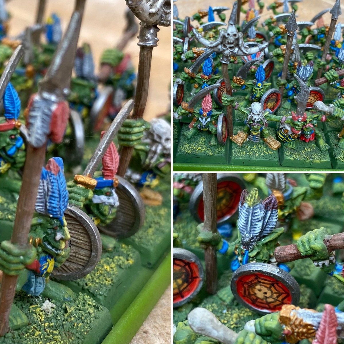 Forest Goblins…so characterful…just wish I had the spider-riding variant as well…
#warhammer #WarhammerCommunity #OldWorld