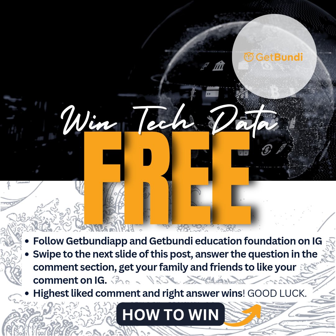 Another Week to Win! 

Stay motivated to expand your knowledge and skills with this week's contest.
The rules have changed slightly.

Swipe, answer the question correctly, and the highest liked correct comment wins.
Winners announced Sunday at 7:00pm WAT.

We are rooting for you!