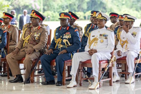 In Photos: President William Ruto presides over the swearing-in of Chief of Defence Forces (CDF) and the top command of Kenya Defence Forces at State House, Nairobi.