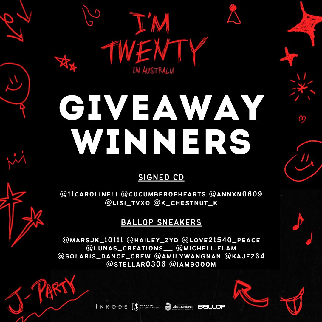 [KJJ / BALLOP GIVEAWAY WINNERS ANNOUNCEMENT]

Congratulations to all winners!
(Please check Instagram for details)

#김재중 #재중 #KIMJAEJOONG #ジェジュン #金在中 #J_JUN #J_PARTY #IM_TWENTY #인코드 #iNKODE #hanshinent #BALLOP